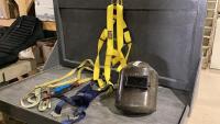 WELDING HELMET + SAFETY HARNESS