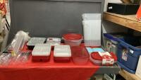 BOX W/ PLASTICWARE