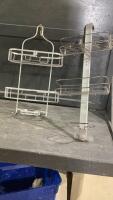(2) SHOWER RACKS