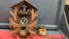 CUCKOO STYLE CLOCK - THORENS MOVEMENT "ROSES OF THE SOUTH" - 2