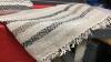 (2) COTTON AREA RUGS - 2