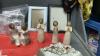 (2) BOXES W/ WILLOW TREE ORNAMENTS, FRAMES, GLASS PLATTER, WICKER BASKET, CERAMIC WALL DECOR - 2