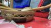 (2) BOXES W/ WILLOW TREE ORNAMENTS, FRAMES, GLASS PLATTER, WICKER BASKET, CERAMIC WALL DECOR - 5