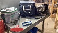 IMPACT DRIVER, CHIN UP BAR, BENCH SEAT COVER