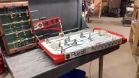TABLE TOP HOCKEY GAME + SMALL FOOSEBALL GAME