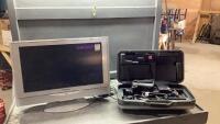 22&rdquo; PANASONIC TV + PENTAX MOVIE 8 CAMERA