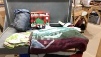 BLANKETS, PLACEMATS, CHRISTMAS SOCKS