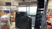 BLACK ROLLING SUITCASE W/CARRY ON SUITCASE