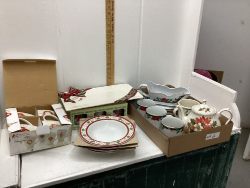 3 BOXES CHRISTMAS DISHES