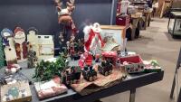 (2) CONTAINERS OF CHRISTMAS DECOR