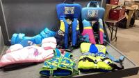 BAG OF LIFE JACKETS - SMALL CHILD SIZE
