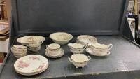 SMALL BOX OF VINTAGE DISHES