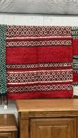 RED/WHITE/GREEN SADDLE BLANKET