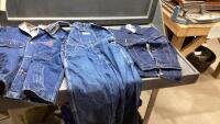 DENIM BIG OVERALLS + DENIM JACKETS