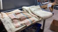 (4) WOOL BLANKETS