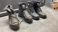 (2) PAIR OF BOOTS - STEEL TOE