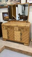 VINTAGE 6-DRAWER DRESSER W/ MIRROR