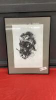 GOAT PRINT BY LIONEL DRUM