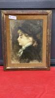 VINTAGE "PORTRAIT DE MODELE" PRINT - BY A. RENOIR