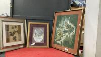 (3) FRAMED PICTURES
