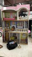 LARGE DOLL HOUSE W/ ACCESSORIES