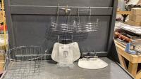SHELVES AND BASKET