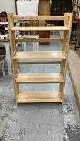 FOLDABLE WOOD SHELF