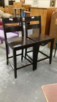 (2) TALL CHAIRS