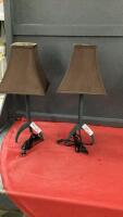 PAIR OF TABLE LAMPS