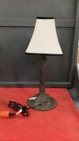 TABLE LAMP -BRONZE COLOR BASE