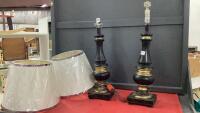 (2) TABLE LAMPS W/ SHADES