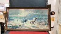 LONG HORSE PICTURE ON BOARD