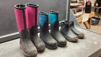 (3) PAIR OF MUCK BOOTS