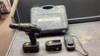 MASTERCRAFT 18V DRILL WITH TWO BATTERIES