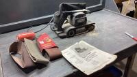 CRAFTSMAN CORDED BELT SANDER W/ EXTRA BELTS