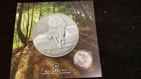 2013 CANADA $20 SILVER COIN - WOLF