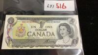 CANADA $1 1973 BILL