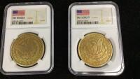 (2) USA 1900 & 1901 COINS? IN "MORGAN" CASES