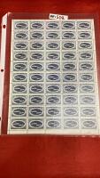 FULL SHEET OF UNCUT CANADA 5 CENT STAMP - 50TH ANNIVERSARY