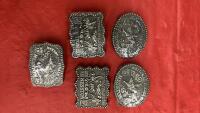 (5) SMALL HESSTON BELT BUCKLES