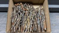 BOX OF ASSORTED DRILL BITS