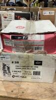(1) BOX 3/8&rdquo; NUTS AND (1) BOX 3/8&rdquo; FLAT WASHERS