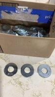 SMALL AMOUNT OF 3/4&rdquo; FLAT WASHERS