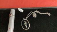 STERLING RING & NECKLACE