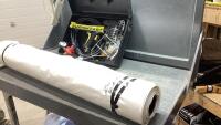 (2) PIECES - ROLL OF SHRINK PLASTIC + SHRINKFAST HEAT GUN
