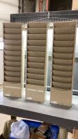 (3) METAL FILE HOLDERS