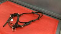 BLACK LEATHER HEADSTALL