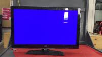FLUID 31" FLAT SCREEN TV ON SWIVEL BASE - NO REMOTE