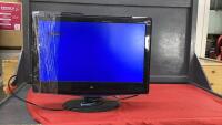 SMALL 22" LCD HDTV W/ BUILT IN DVD PLAYER AND REMOTE