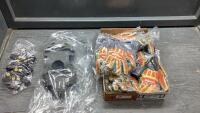 BUNDLE OF (10) PAIR OF GLOVES + ICE CLEATS